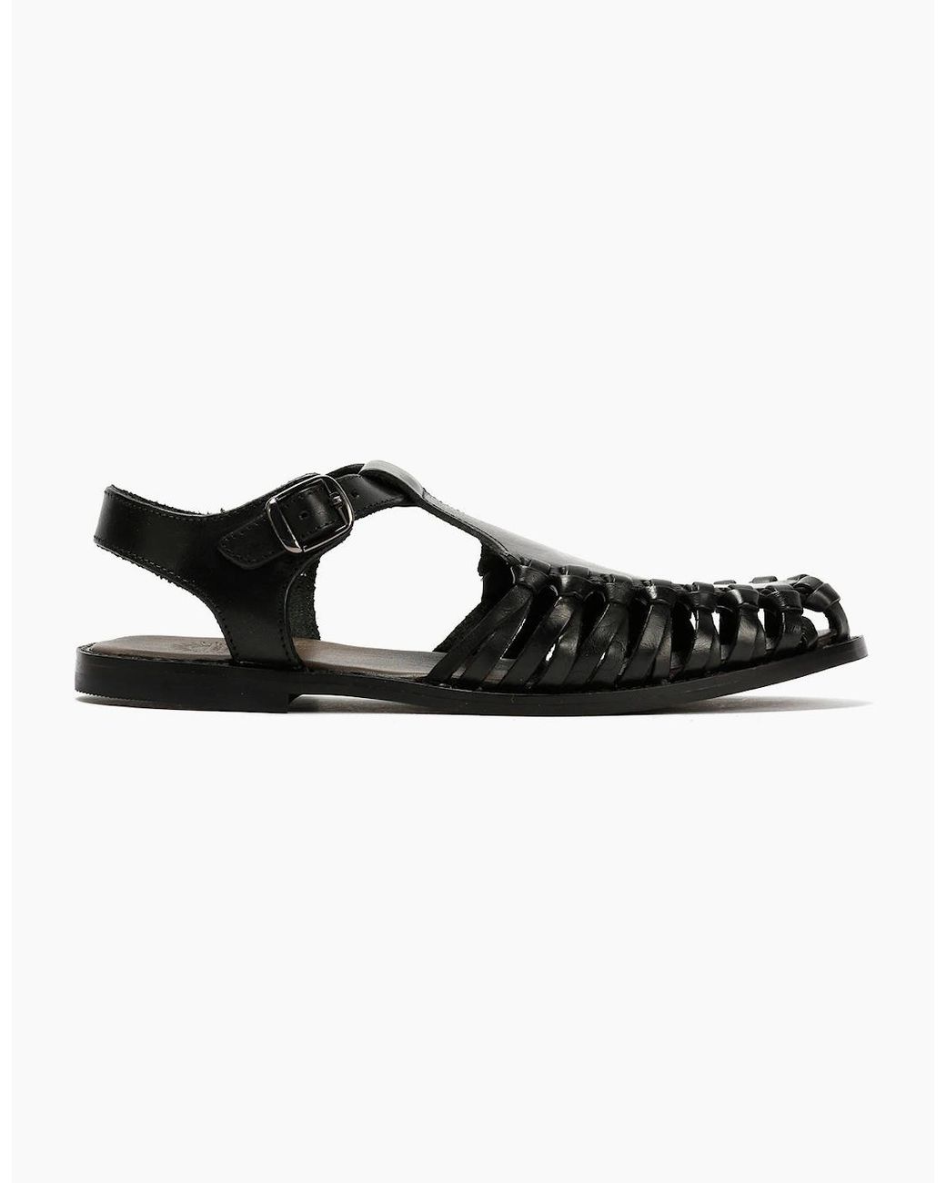 Hudson Black Luna Leather Sandal