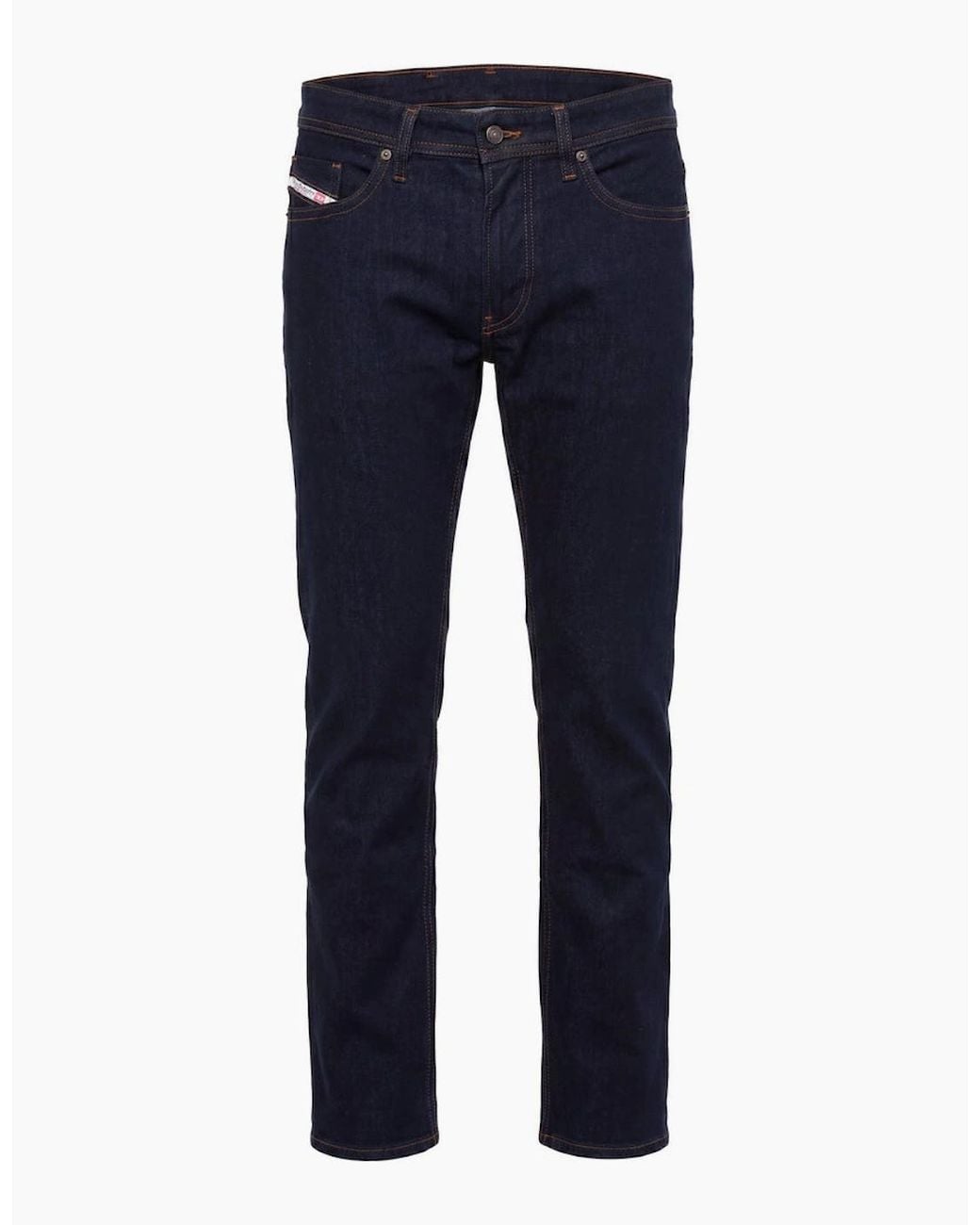 DIESEL Blue Thommer-R Faded Dark Denim Jeans for men