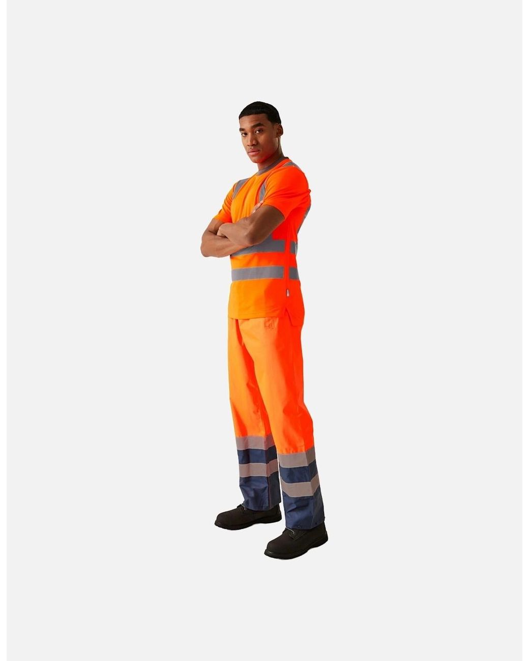 Regatta Orange Professional Hi-Vis Safety T-Shirt for men