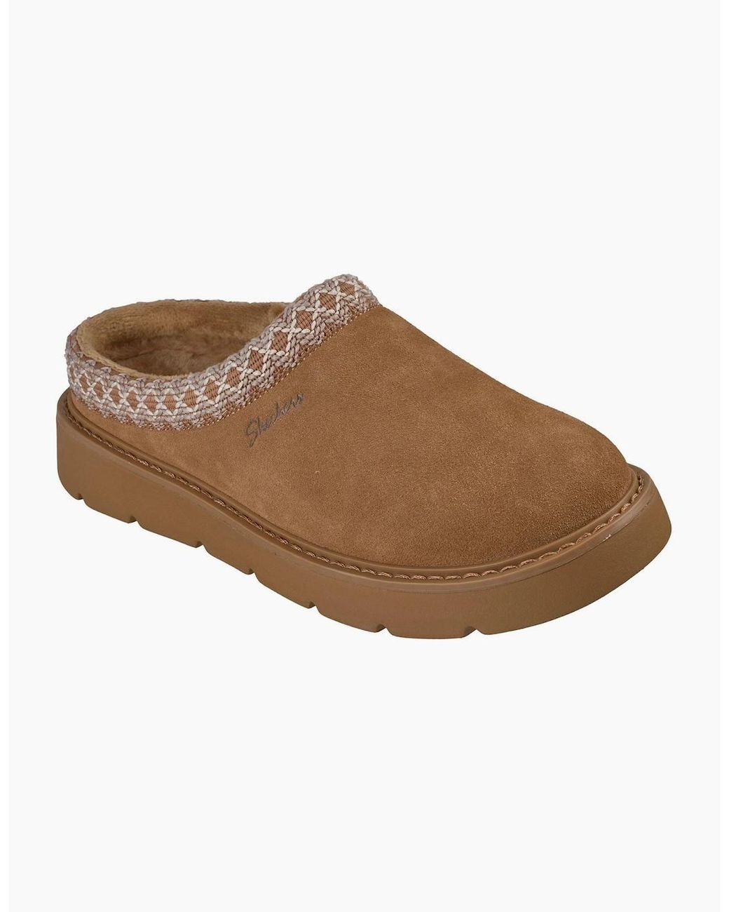 Skechers Brown Keepsakes Cozy Cascade Slippers