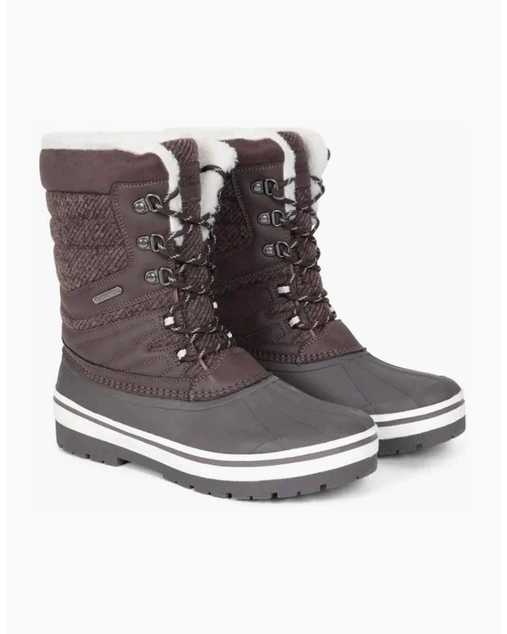 Mountain Warehouse Brown Ladies Andorra Waterproof Snow Boots