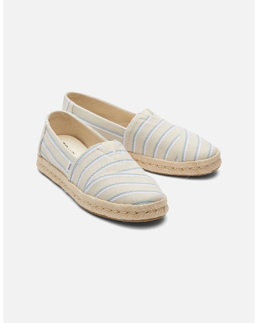 TOMS White Alpargata Rope 2.0 100% Cotton Fog Espadrilles