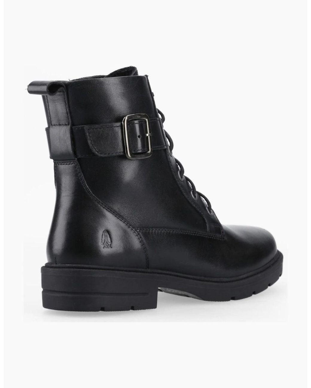 Hush Puppies Black Teagan Biker Boots