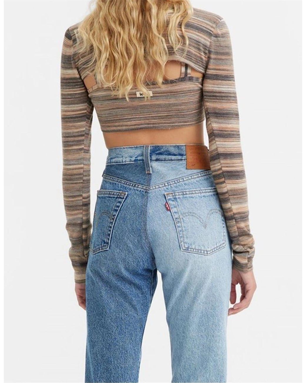 Levi's Blue 501 Original Two Tone Jeans