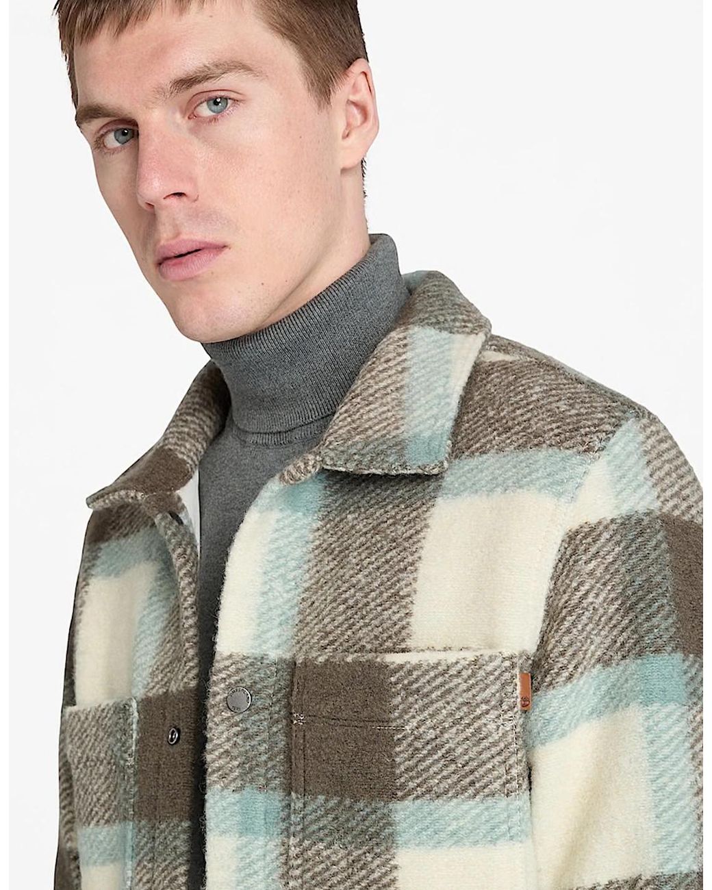 Timberland White Life Tbt Wool Overshirt for men