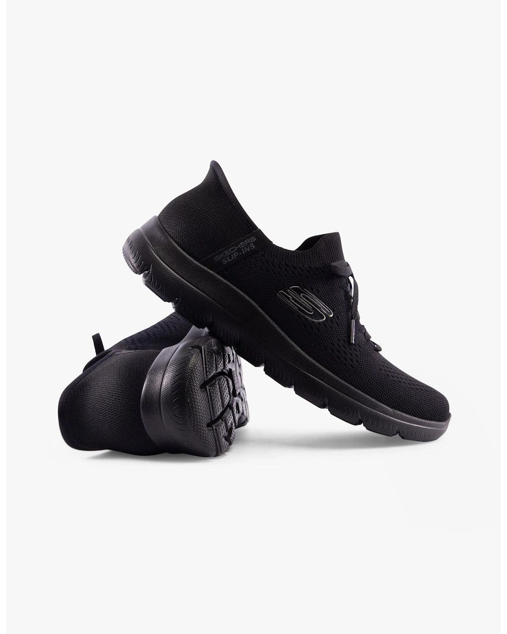 Skechers Black 150263/Bbk Summits-New Daily Trainers Textile