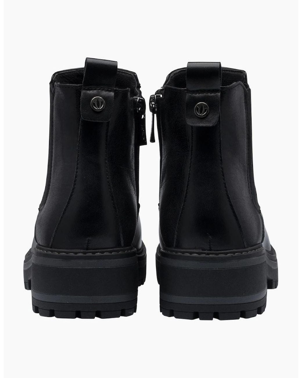 Lotus Black Prescott Ankle Boots