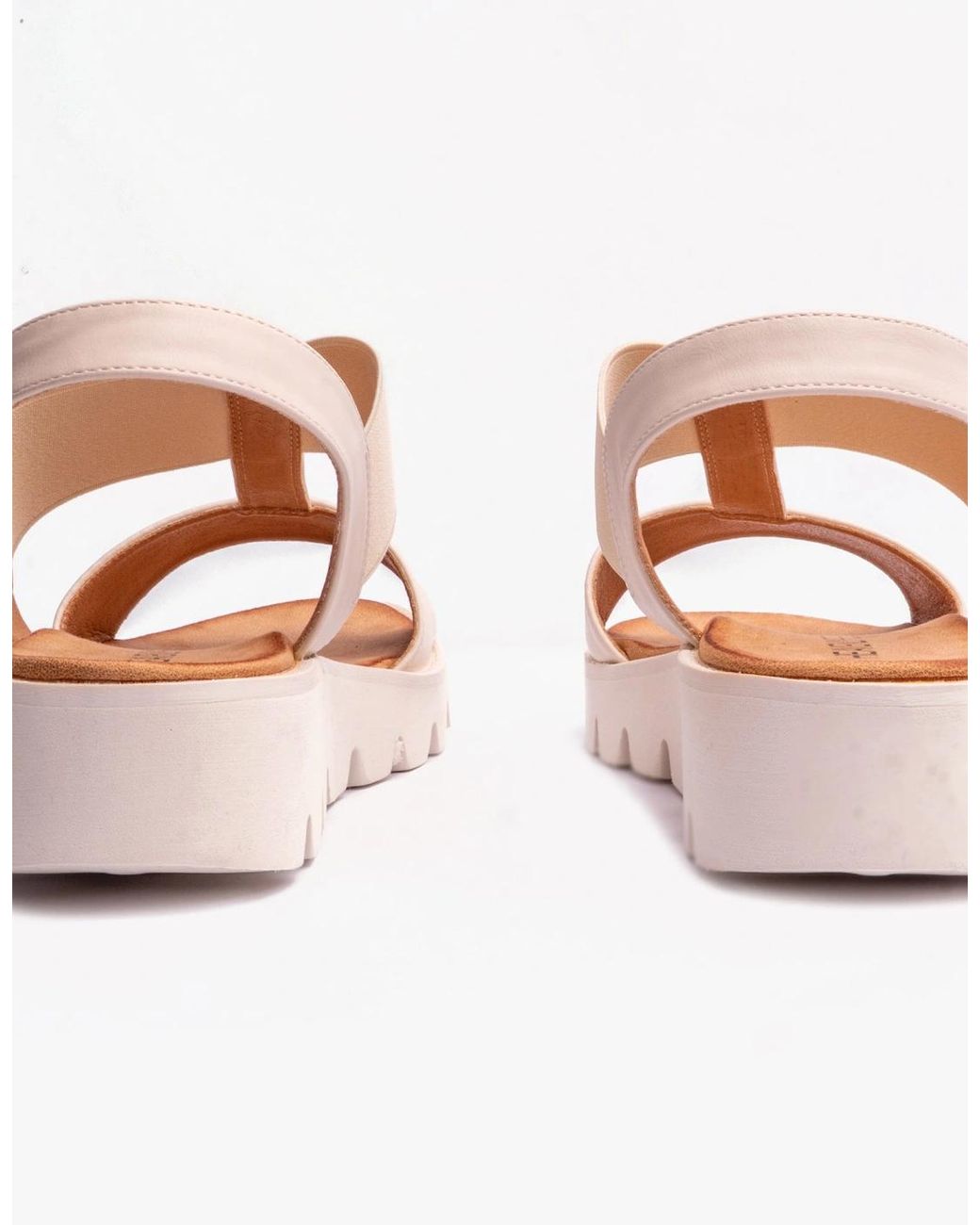 Heavenly Feet Pink Ritz Sandals Stone