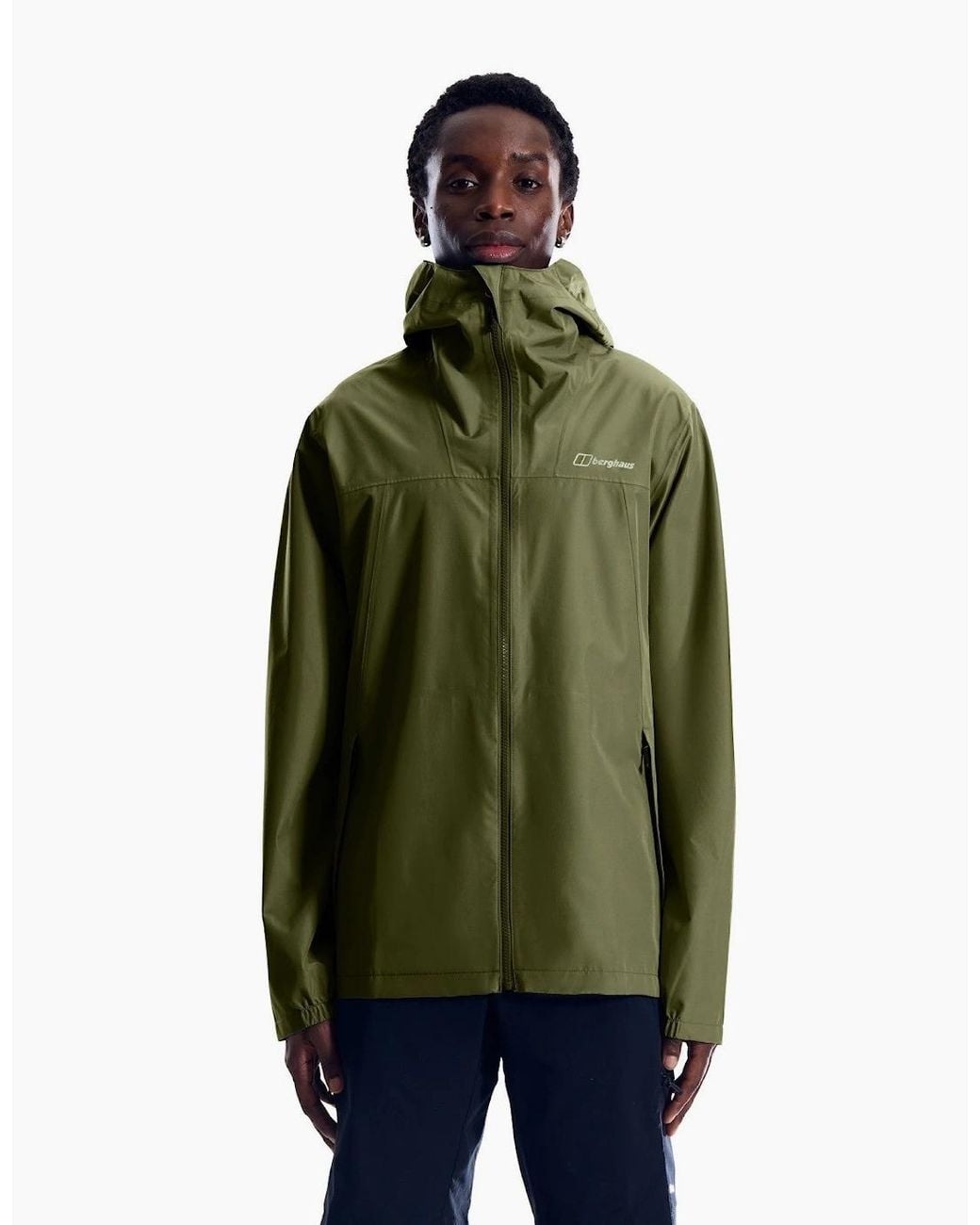 Berghaus Green Deluge Pro 3.0 Waterproof Walking Jacket for men