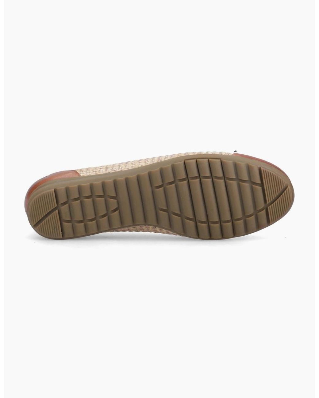 Hush Puppies Brown Laurie Toe Cap Ballerinas