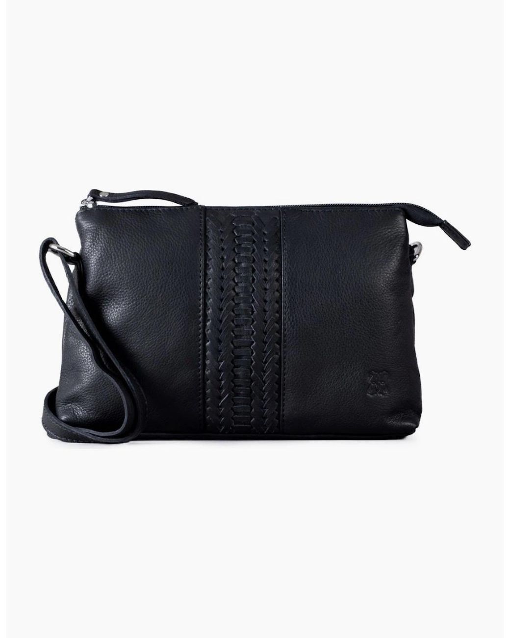 Lakeland Leather Black Eden Crossbody Bag