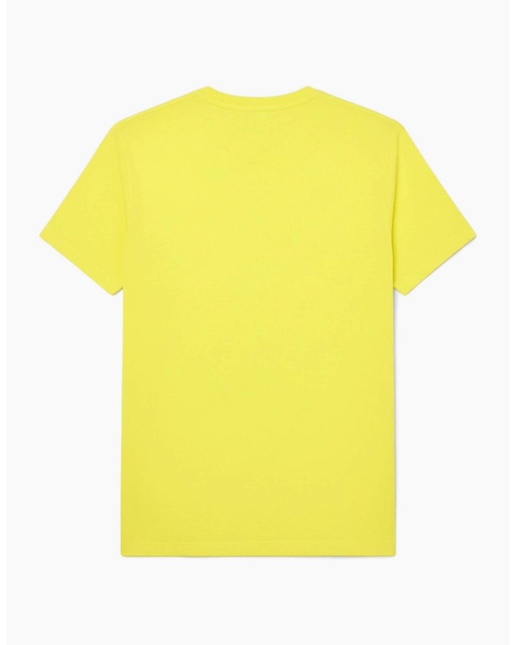 Lacoste Yellow Pima T Shirt for men