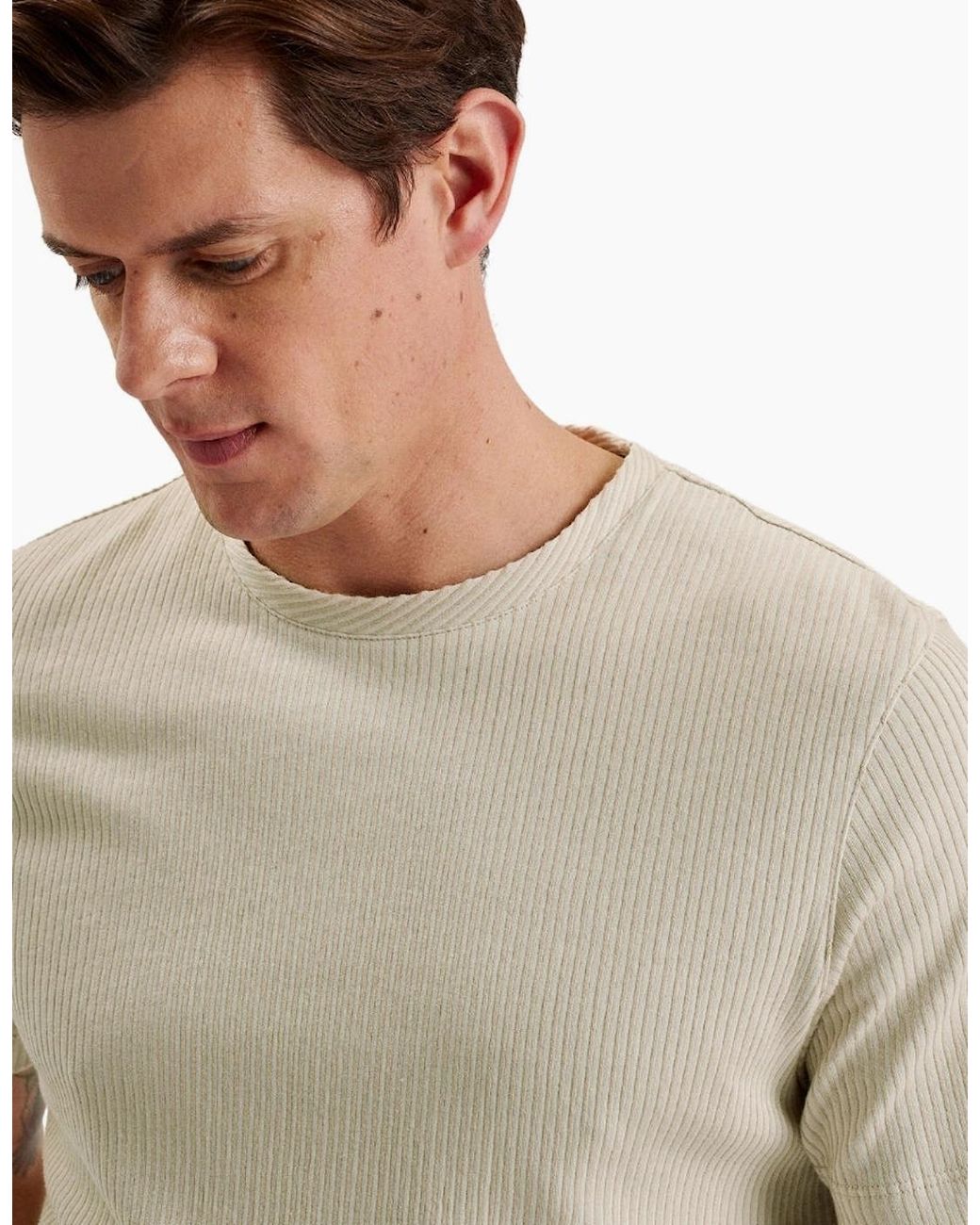 Ted Baker Natural Heynes Regular Fit Textured T-Shirt for men
