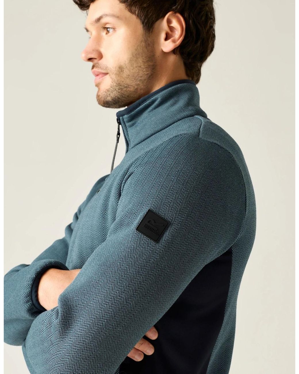 Regatta Blue Brayleigh Full Zip Fleece Jacket for men