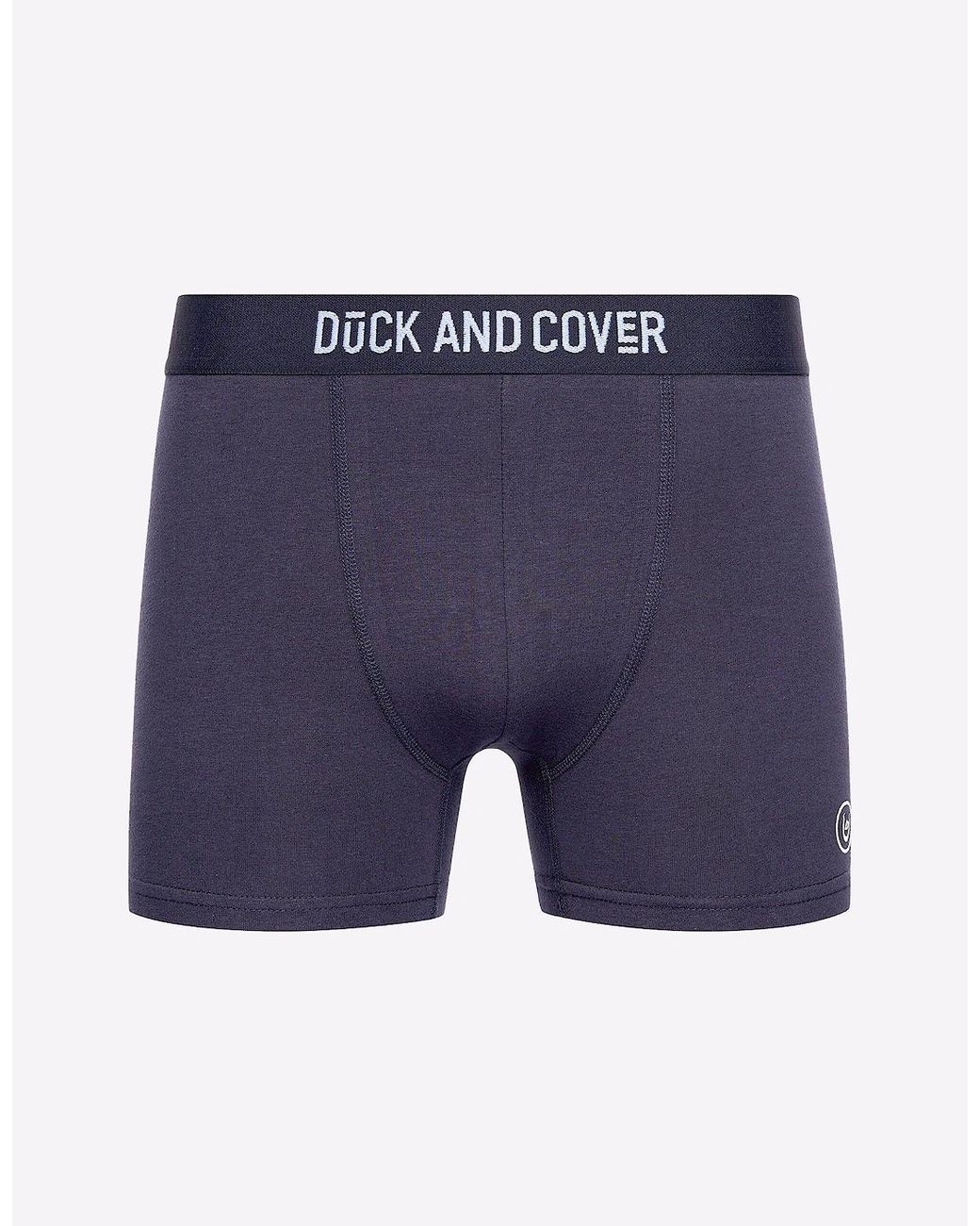 Duck and Cover Blue Duck And Cover Duck And Cover Quendle Boxer Shorts Assorted for men