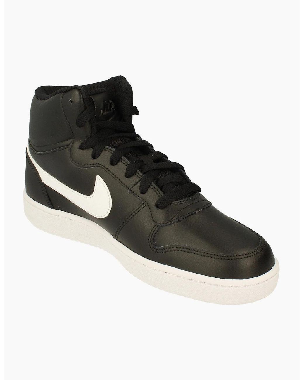 Nike Black Ebernon Mid Trainers Aq1773 002 for men
