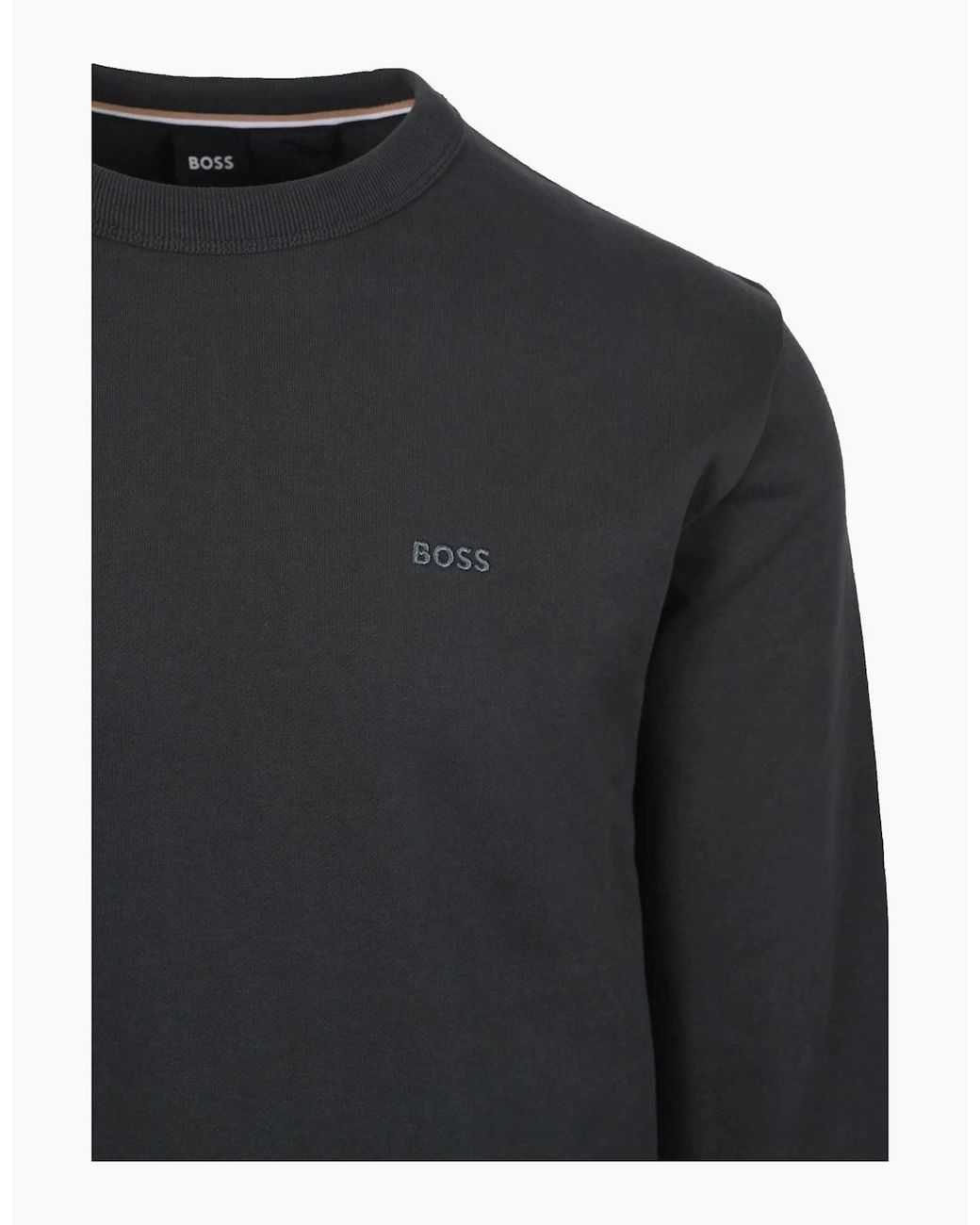 Boss Gray Boss H-Sharpe Sweatshirts Open for men