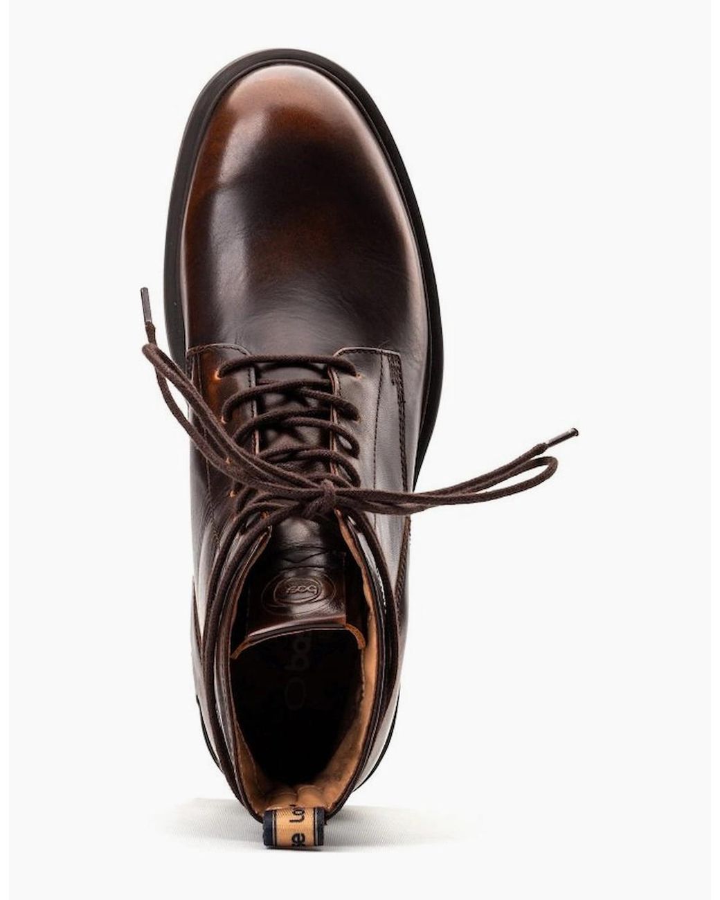 Base London Brown Brunel 7 Eyelet Boot for men