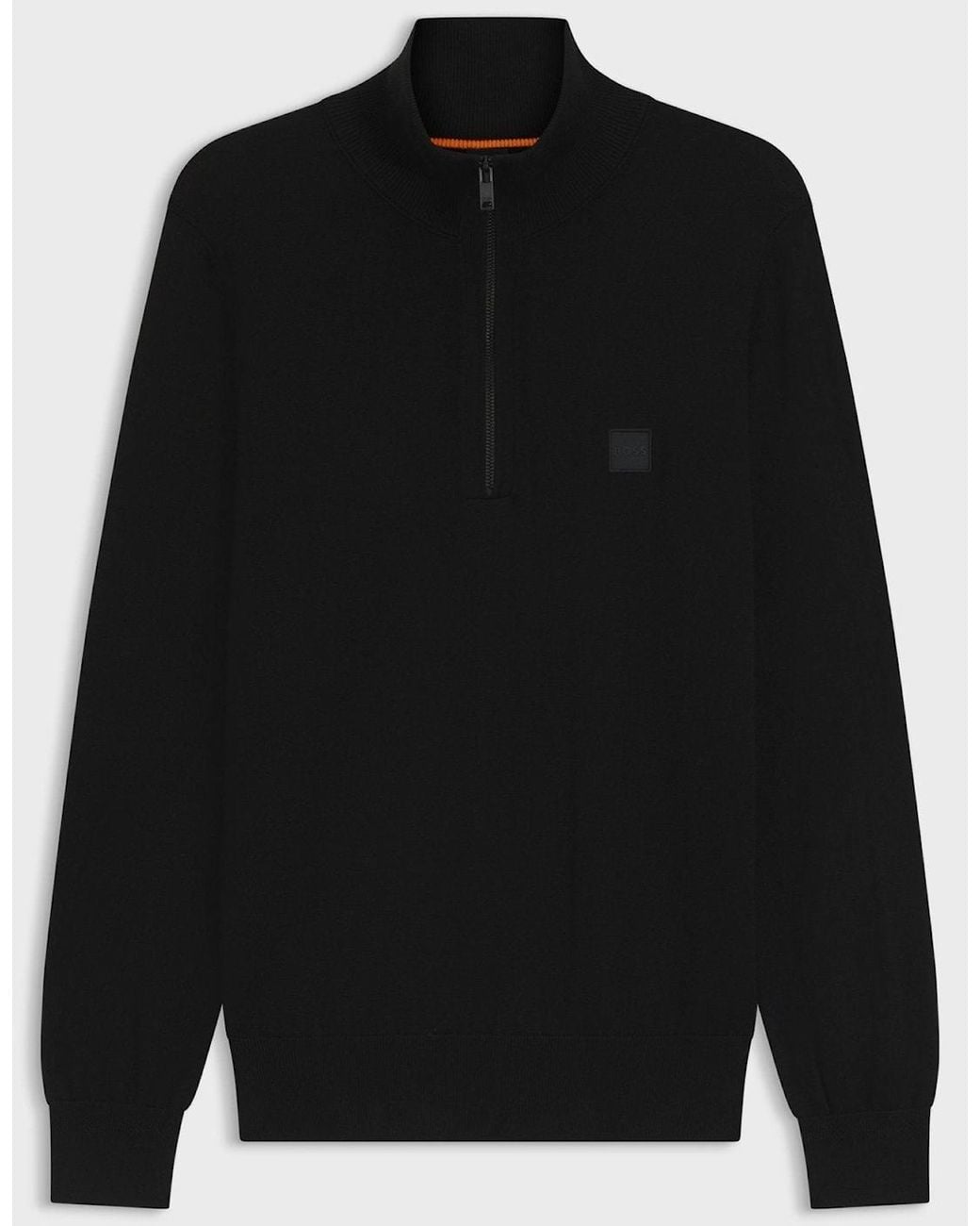 Boss Black Boss Kanobix Zip Neck Jumper