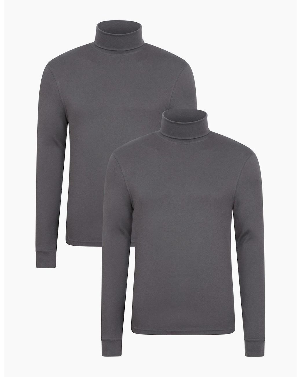Mountain Warehouse Blue Meribel Thermal Top (Pack Of 2) for men