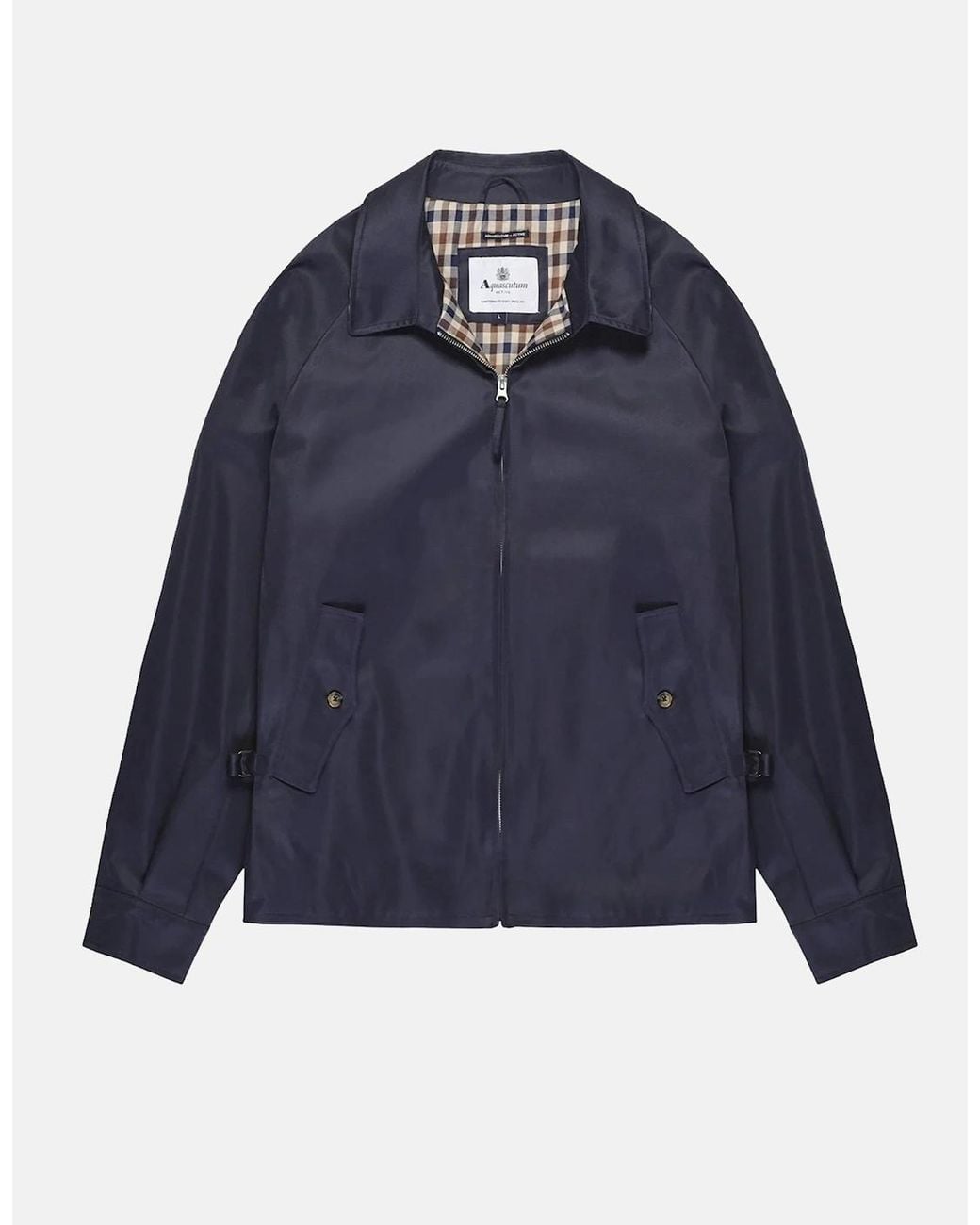 Aquascutum Blue Archival Harrington Jacket for men