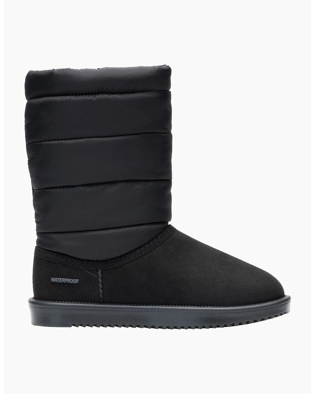 Regatta Black Ladies Risley Waterproof Baffled Stitching Boots