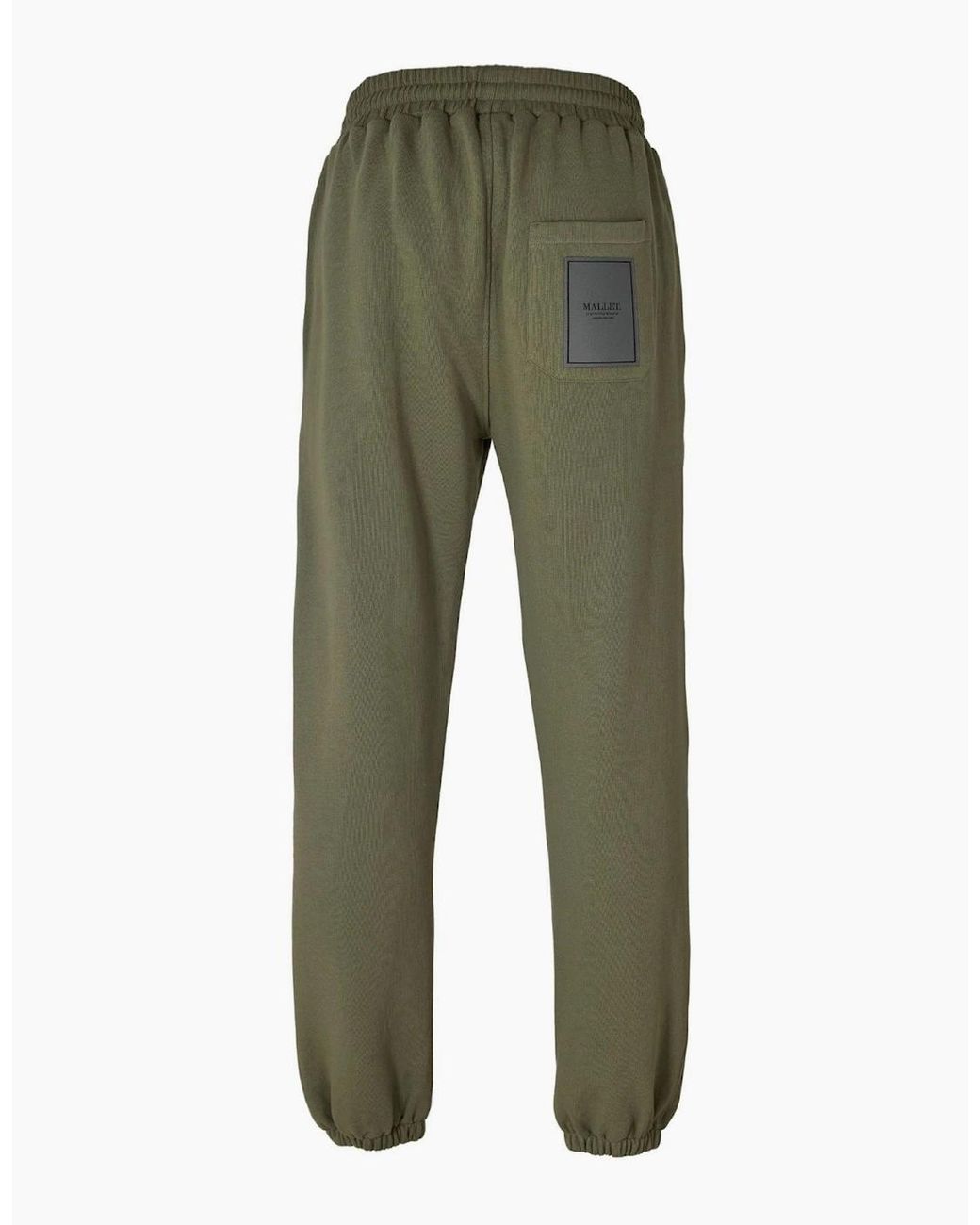 Mallet Green Closed Hem Fleece Joggers for men