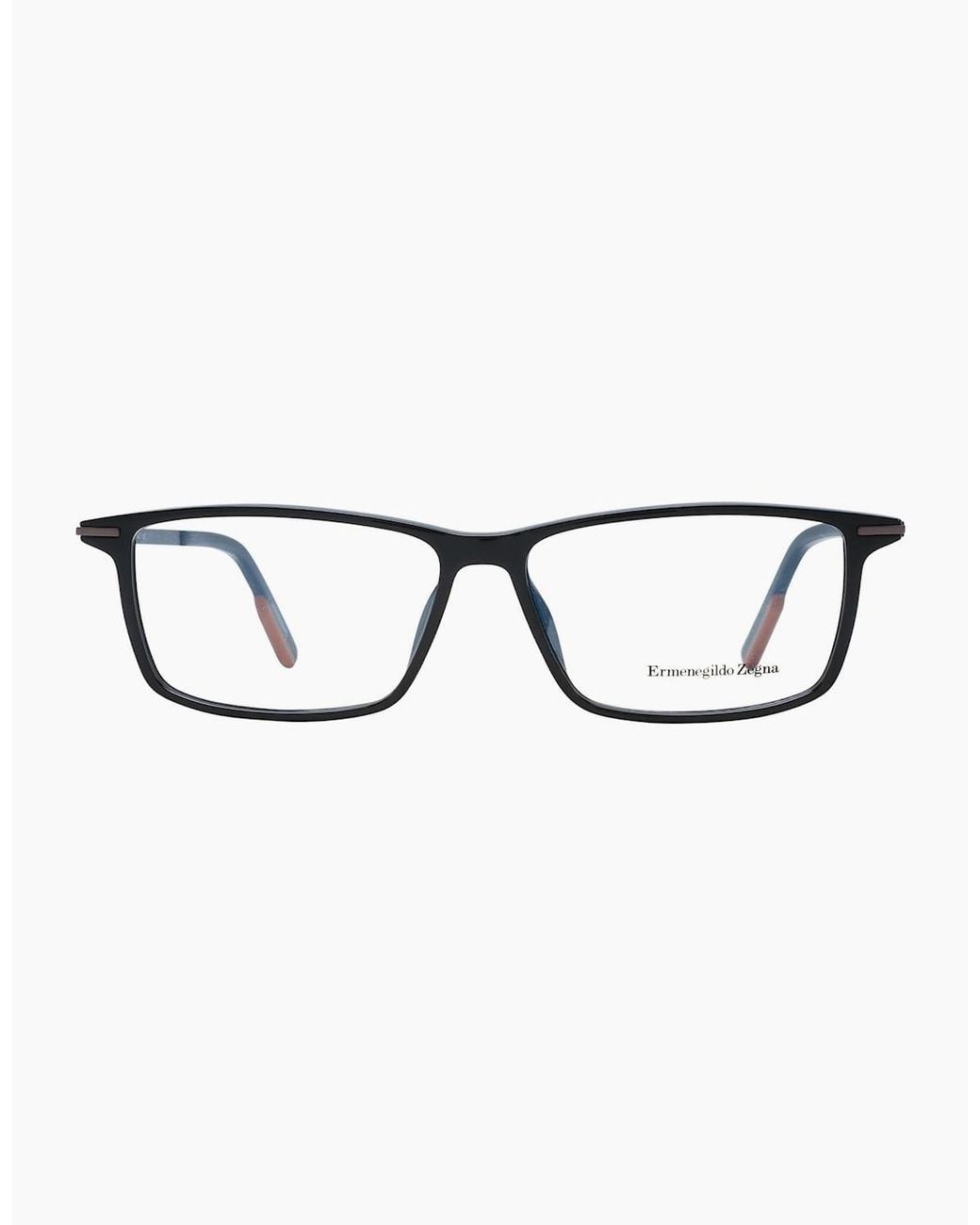 Zegna Black Optical Frame Ez5204 001 58 for men