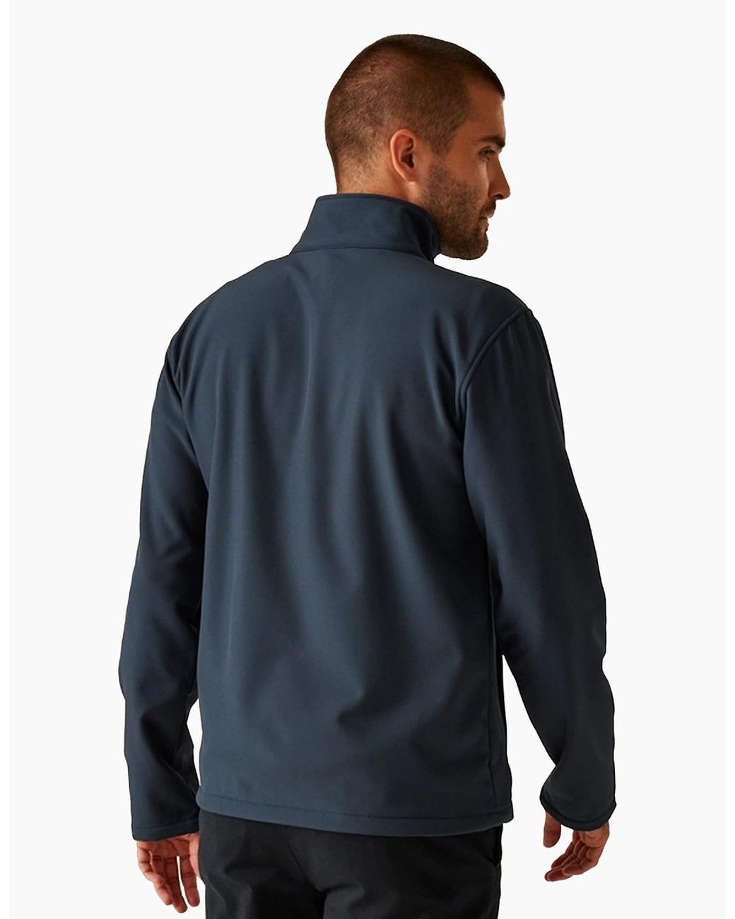 Regatta Blue Professional Reid Softshell Wind Resistant Water Repellent Jacket for men
