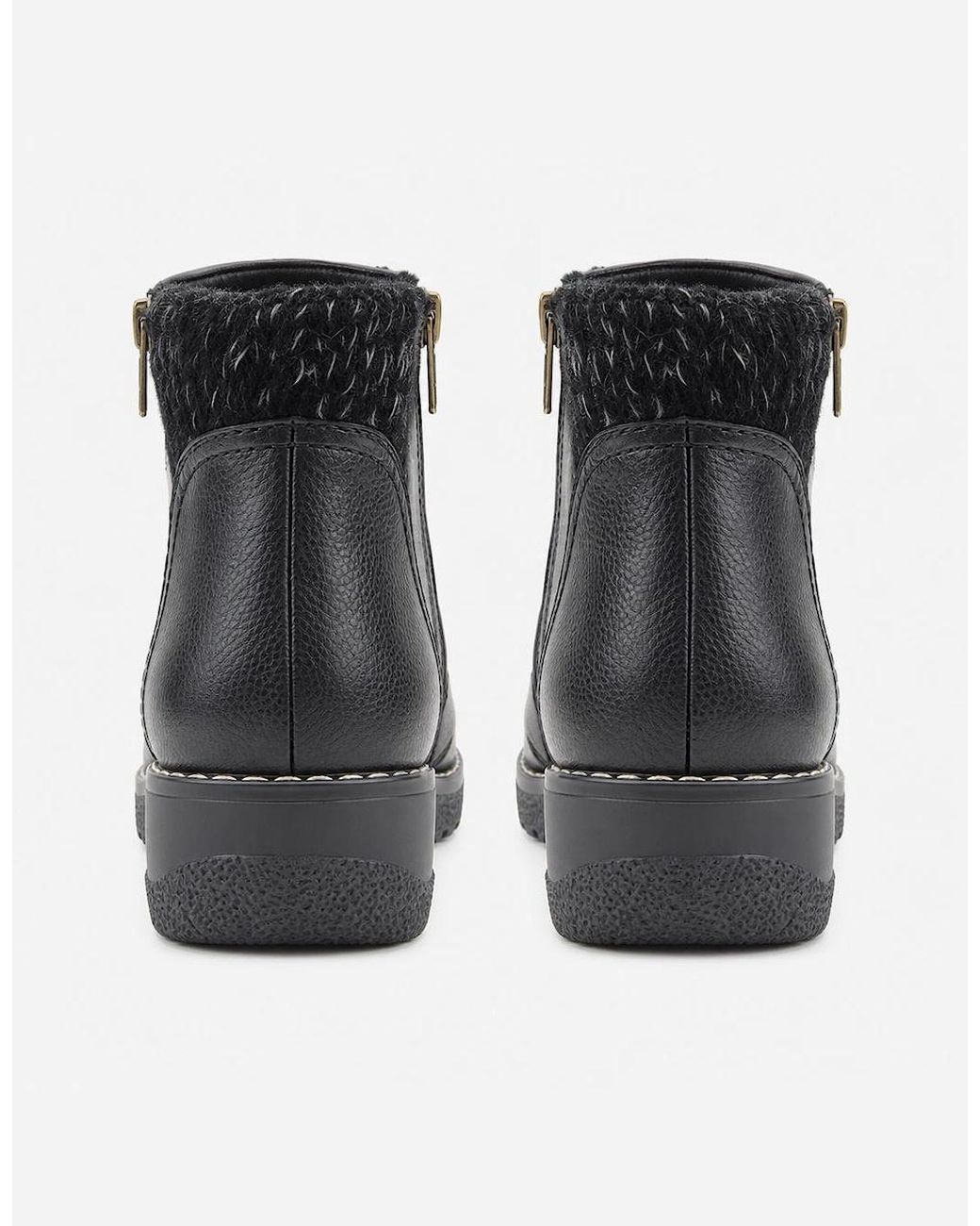 Heavenly Feet Black Perry Ankle Boots
