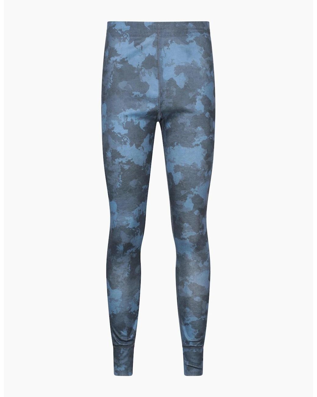 Mountain Warehouse Blue Talus Camouflage Trousers for men