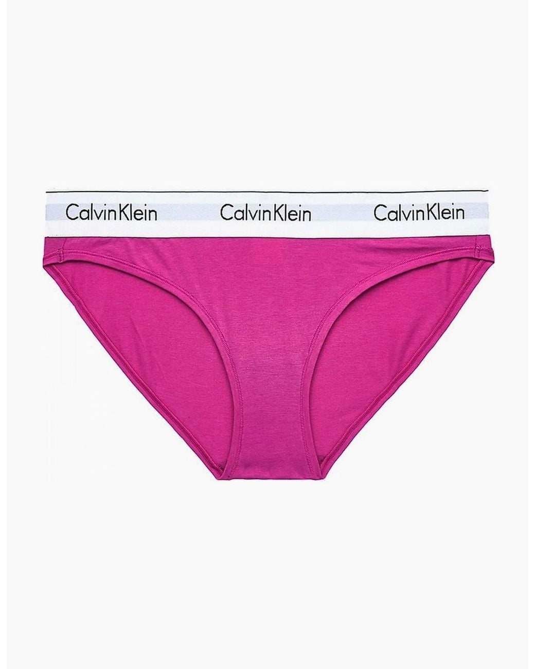 Calvin Klein Pink Modern Cotton Bikini Brief, Bright