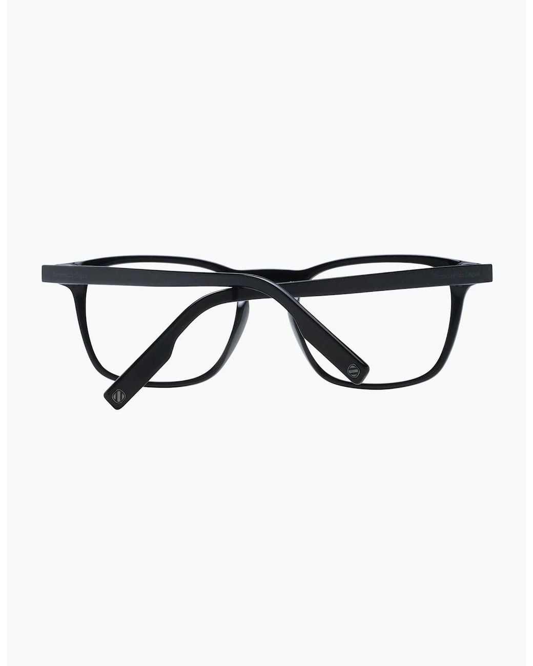 Zegna Black Optical Frame Ez5244 001 51 for men