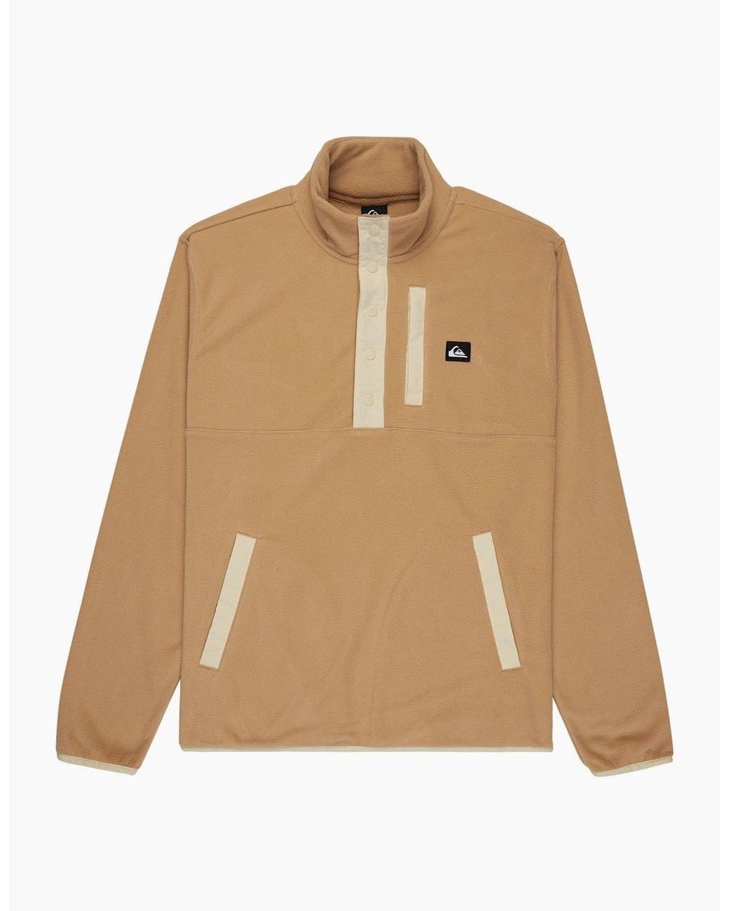 Quiksilver Green No Destination Micro Half Zip Fleece for men