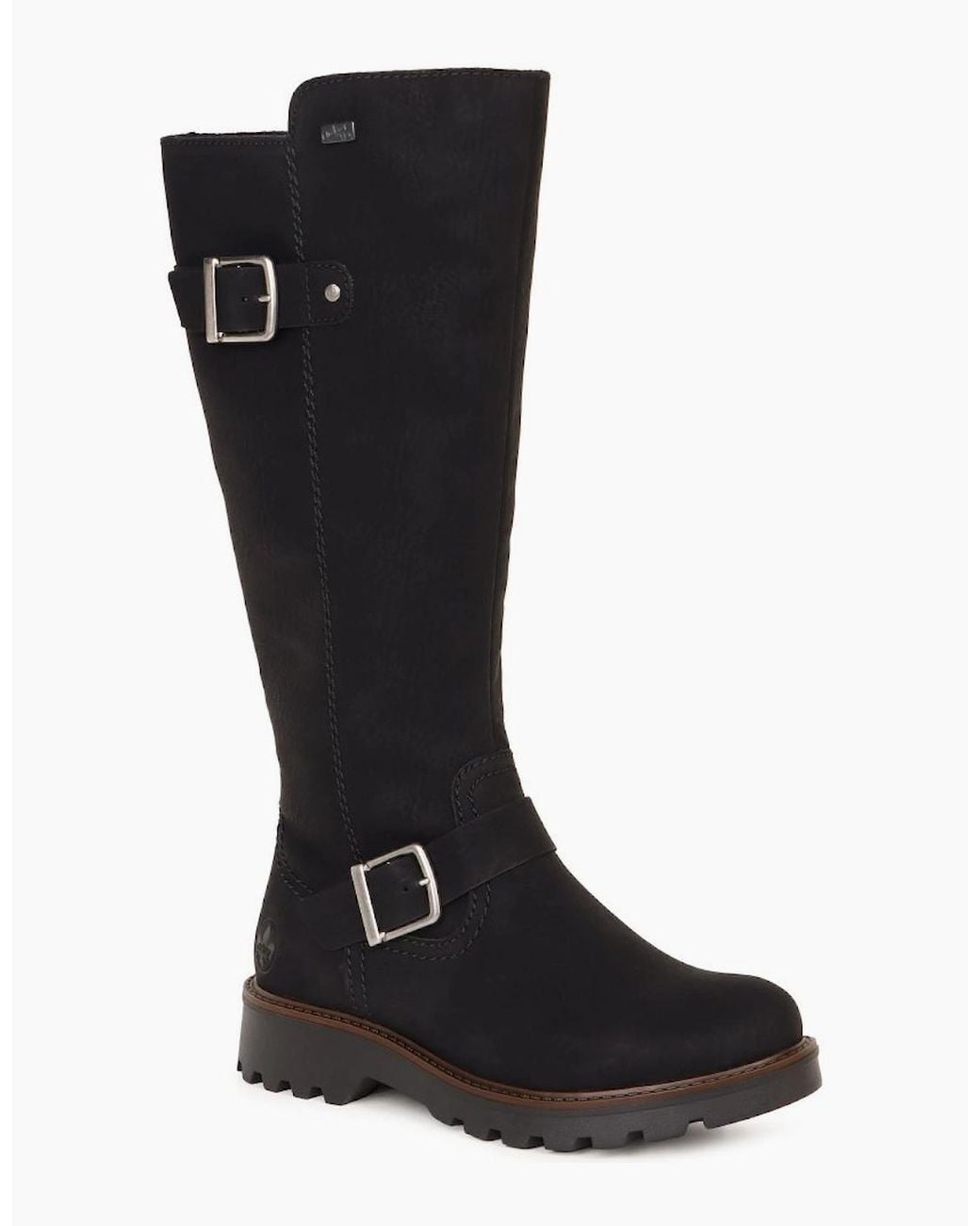 Rieker Black Burton Knee High Boots