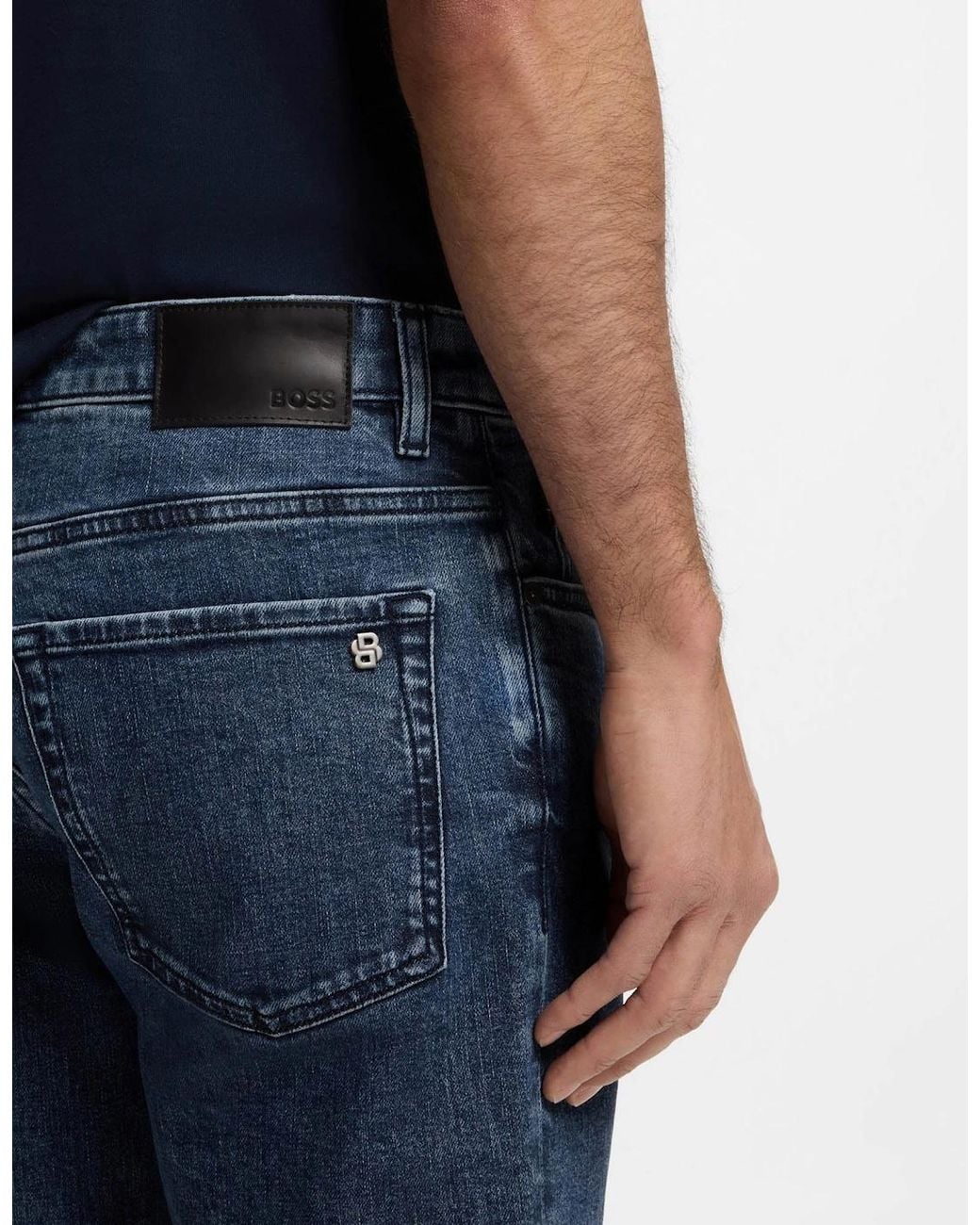 Boss Blue Boss Maine Regular-Fit Jeans for men