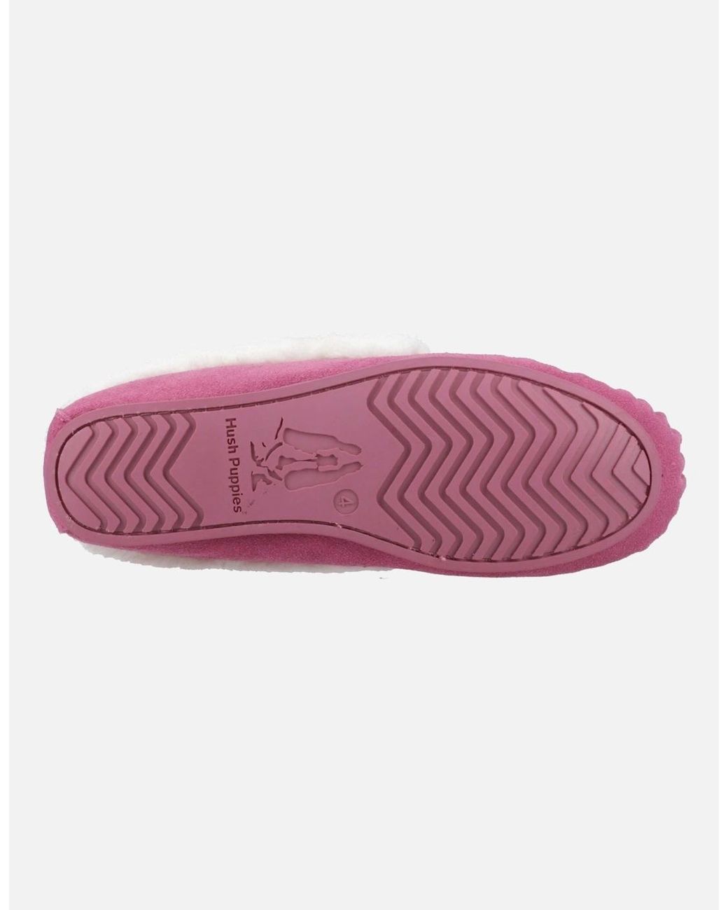 Hush Puppies Pink Agnes Suede Slippers