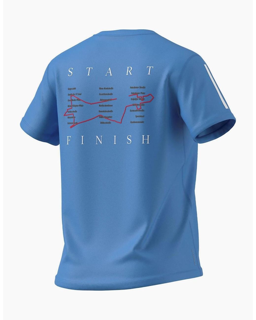 Adidas Blue Ber Half T W