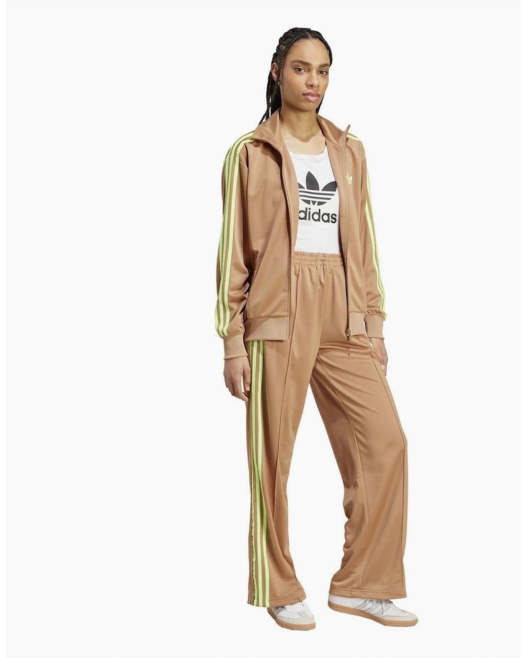 Adidas Originals Natural Adicolor Classic Firebird Loose Track Top