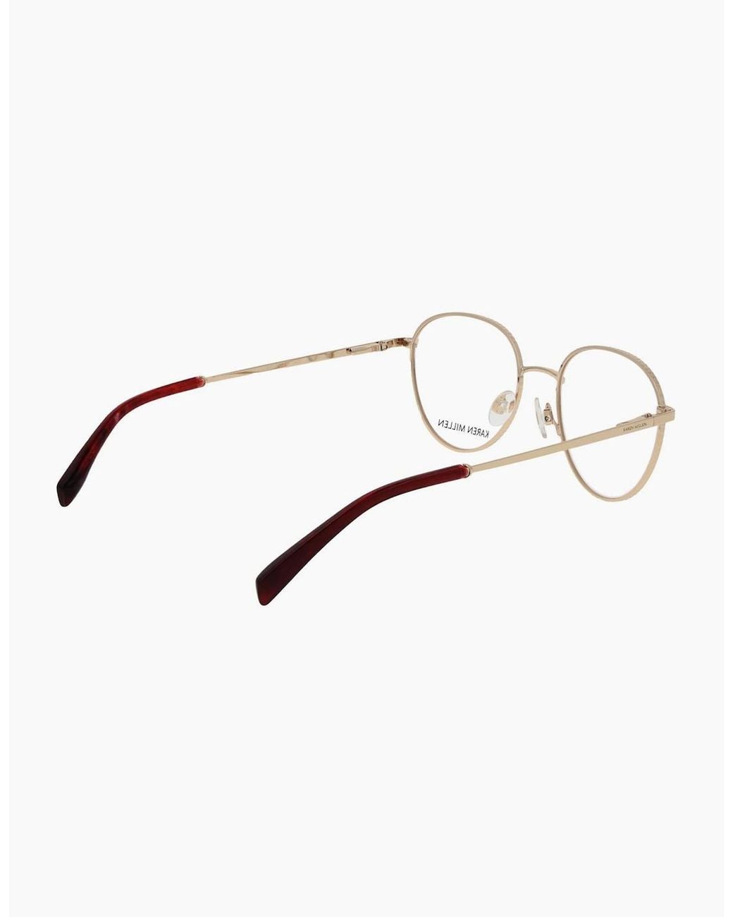 Karen Millen Metallic Optical Frame Km3026 402 50