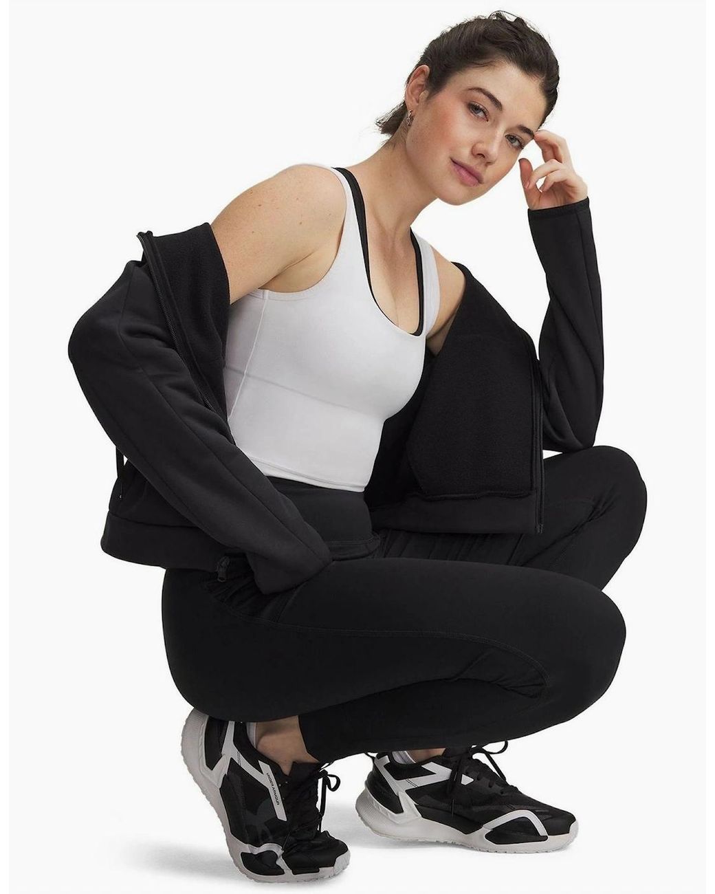 Under Armour Black Armour Motion Jogger Tracksuit Bottom
