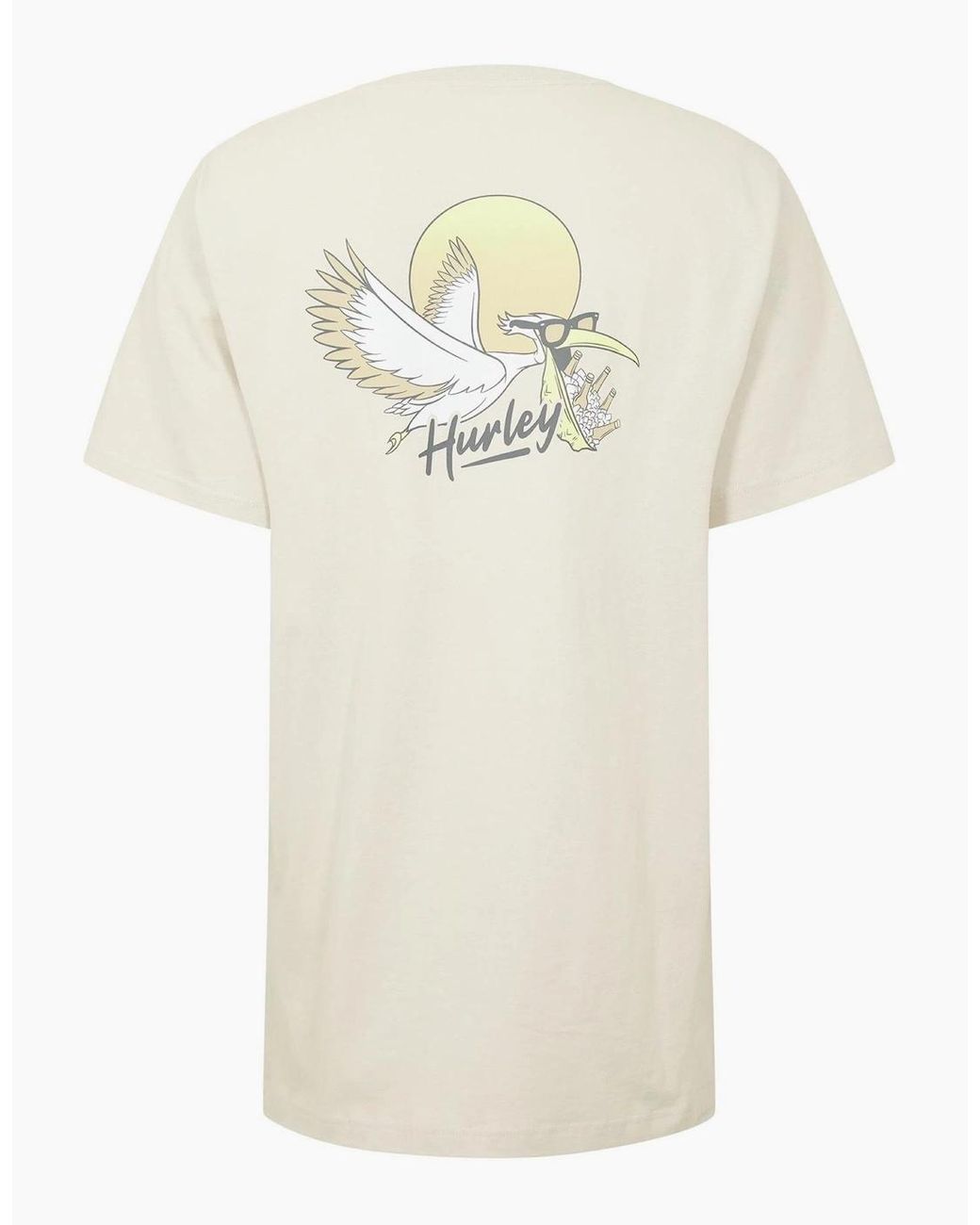 Hurley White Beer Run Ss T for men