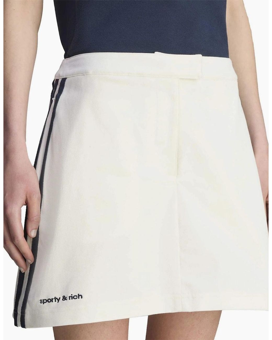 Adidas Originals White Sporty & Rich Skirt