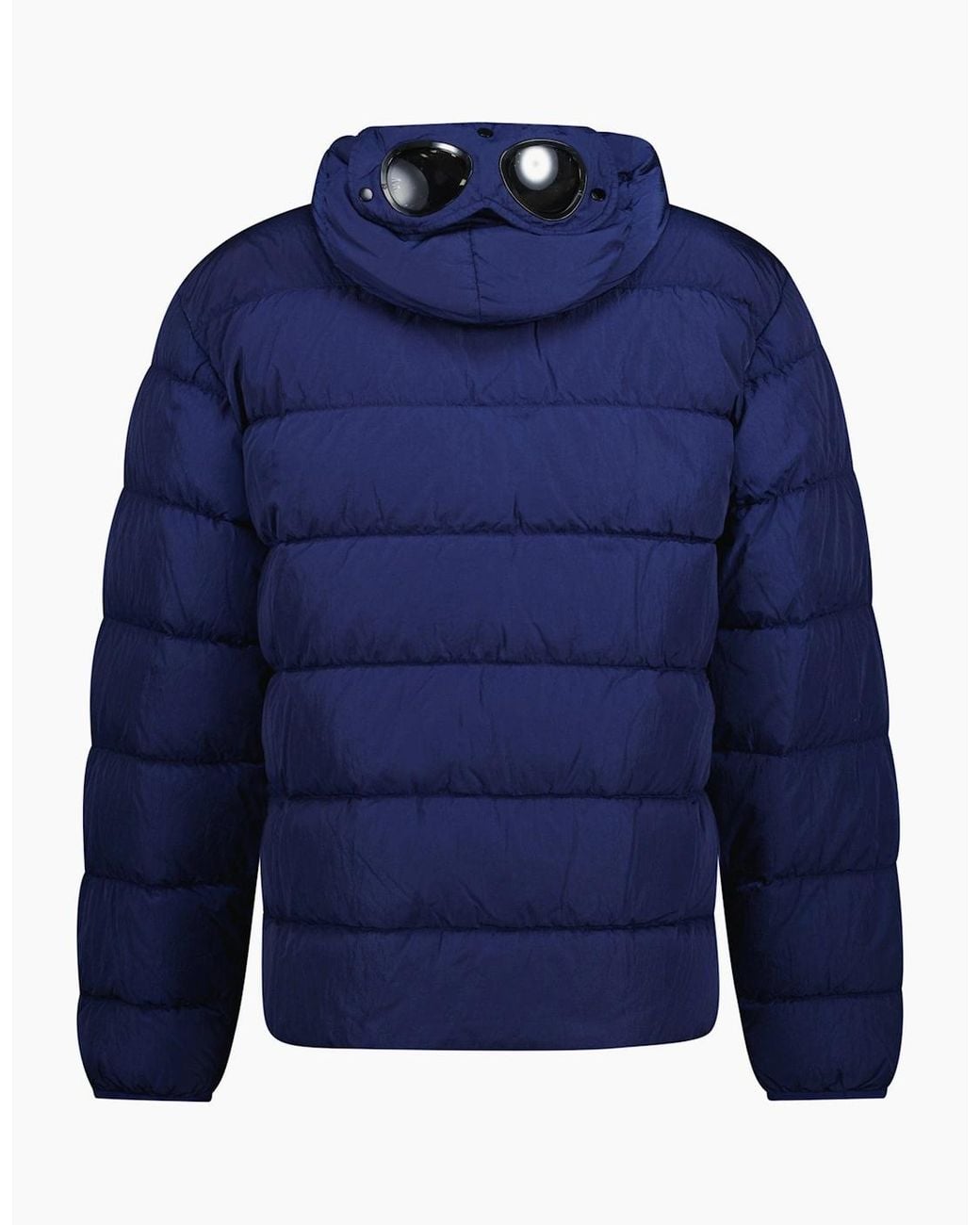 C P Company Blue Eco-Chrome R Goggle Jacket Estate for men