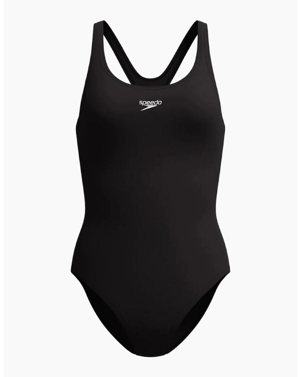 Speedo Black Ladies Medalist Endurance+ One Piece Swimsuit