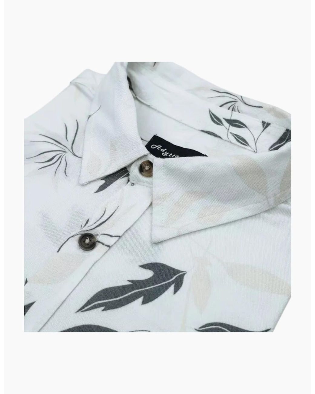 Springfield White Hawaiian Shirts Aloha Summer Casual Beach Holiday Viscose Floral New Top for men