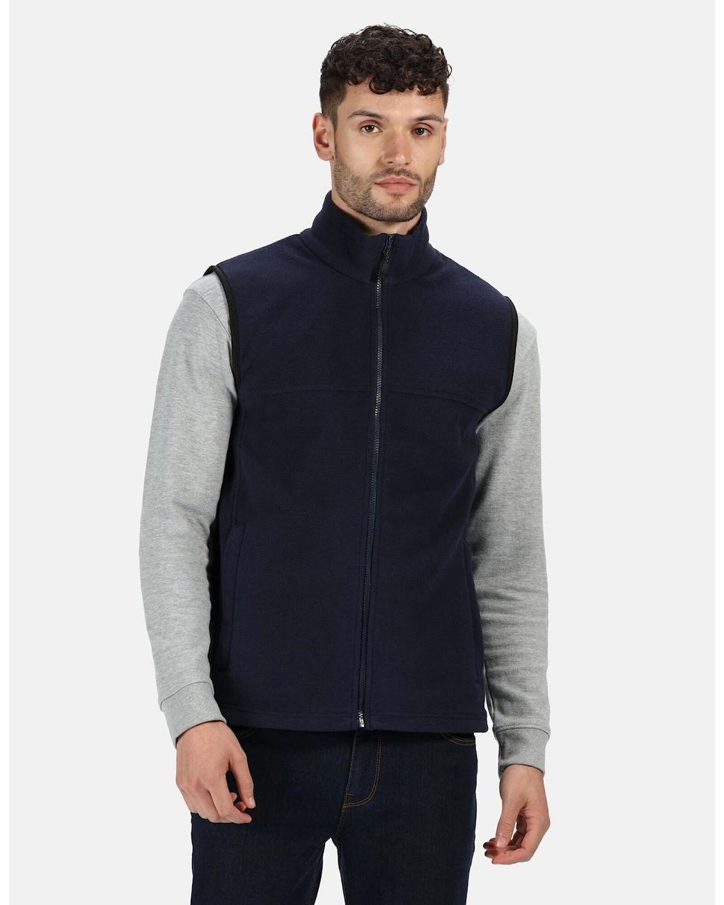 Regatta Blue Professional Adult Fleece Full Zip Body Warmer