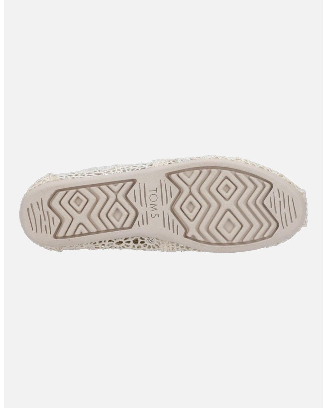 TOMS White Alpargata Synthetic Natural Espadrilles