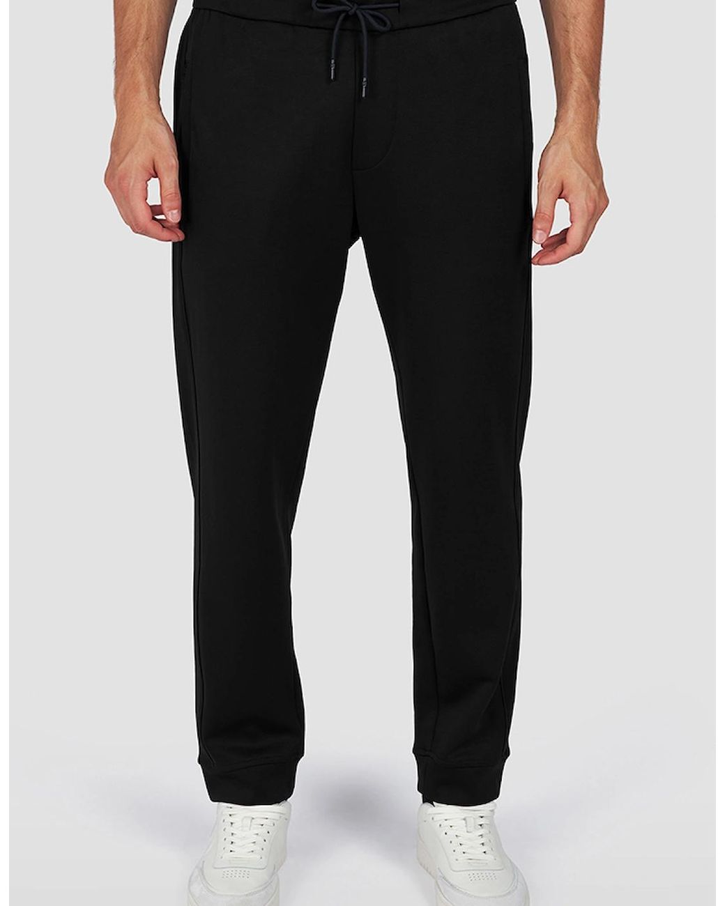 Paul & Shark Blue Printed Fin Super Soft Fleece Joggers