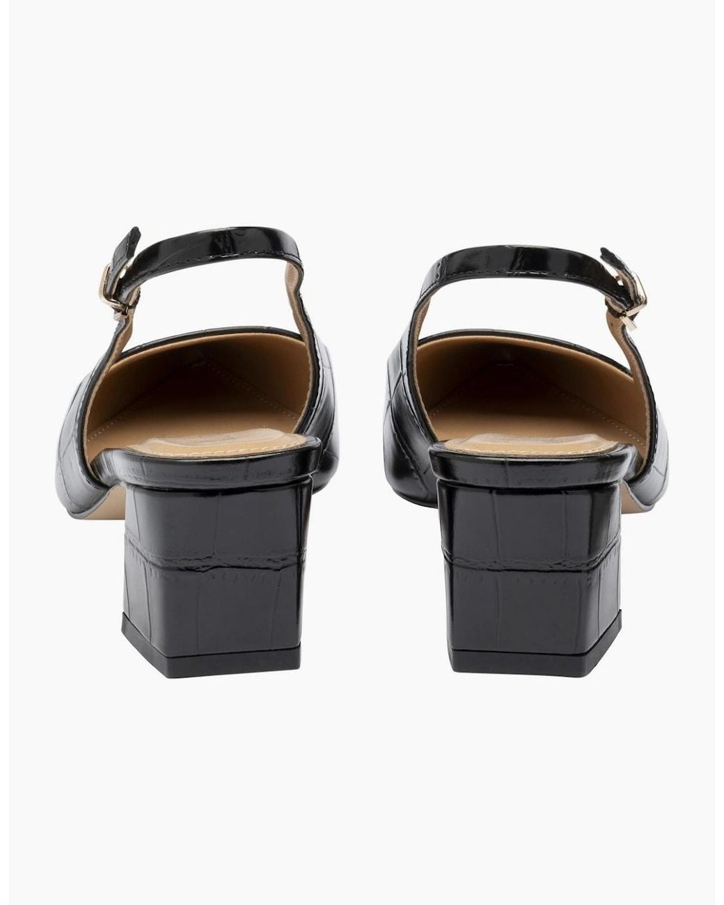 Lotus Black Arwen Court Shoes